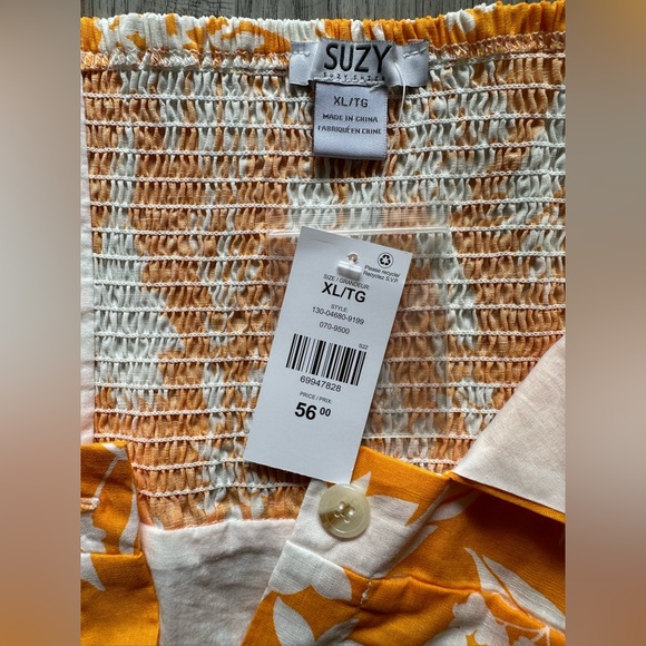 BNWT Suzy shier yellow flower dress - Picture 4 of 4